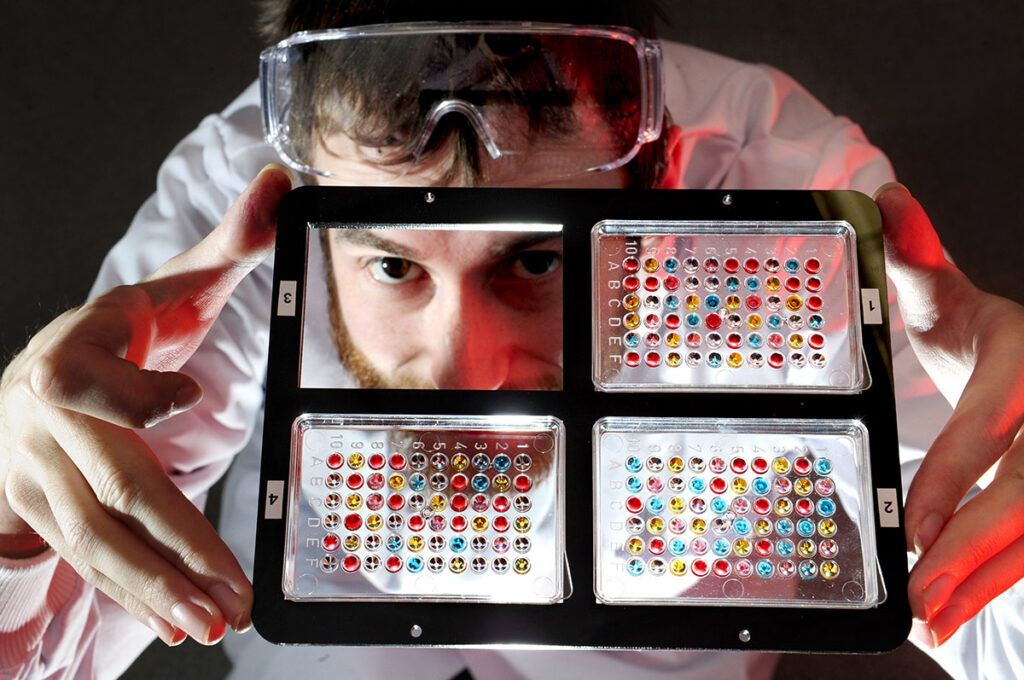 Artificial liver cells bio-enginnering research at Heriot-Watt University