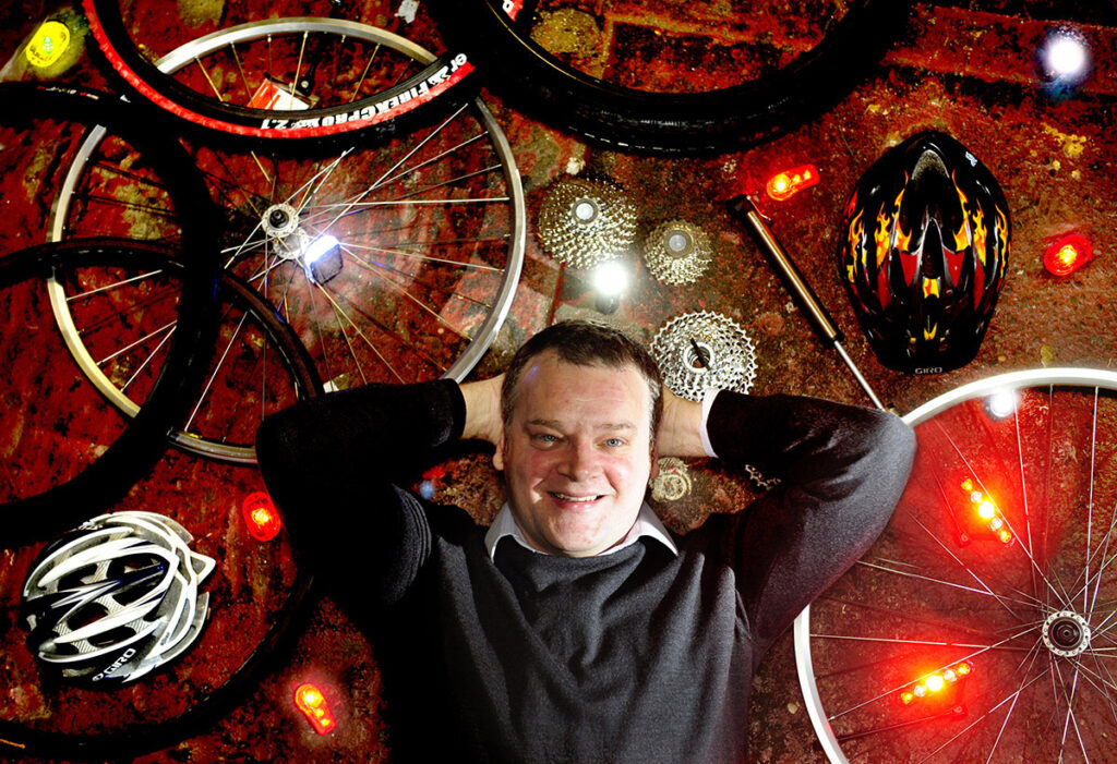 Jeremy Miles, managing director of Edinburgh Bicycle Co-Operative, pictured in the company's Edinburgh showroom store