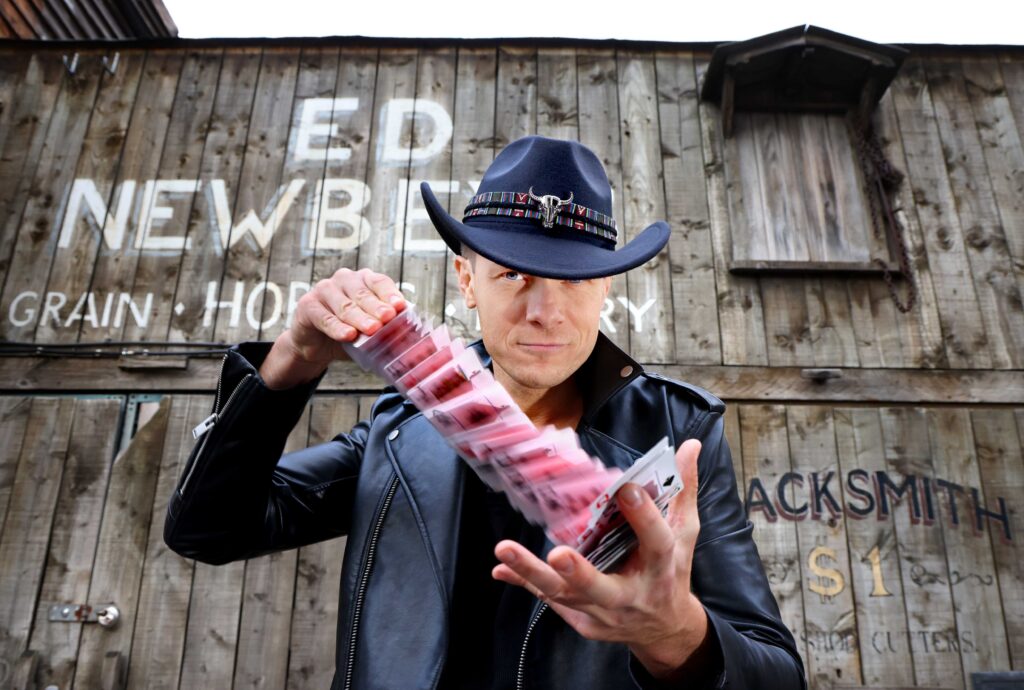 “Gunslinger” Master of Magic Martin Brock at the Edinburgh Festival Fringe