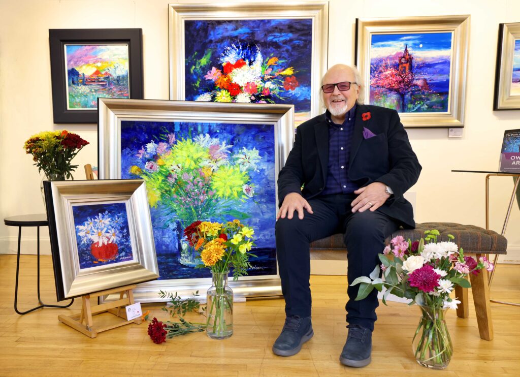 Jolomo's “The Power of Colour” art exhibition, at The Glasgow Gallery