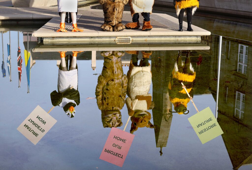 Natural Environment Bill demonstration at Scottish Parliament