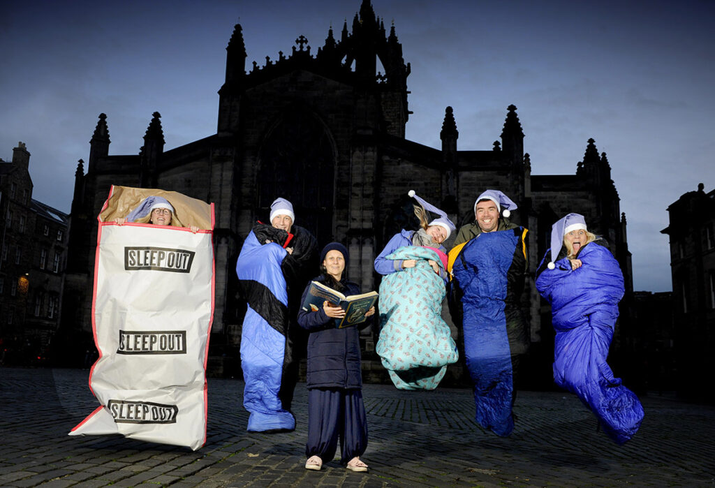 Sleep Out event launch for the Rock Trust charity