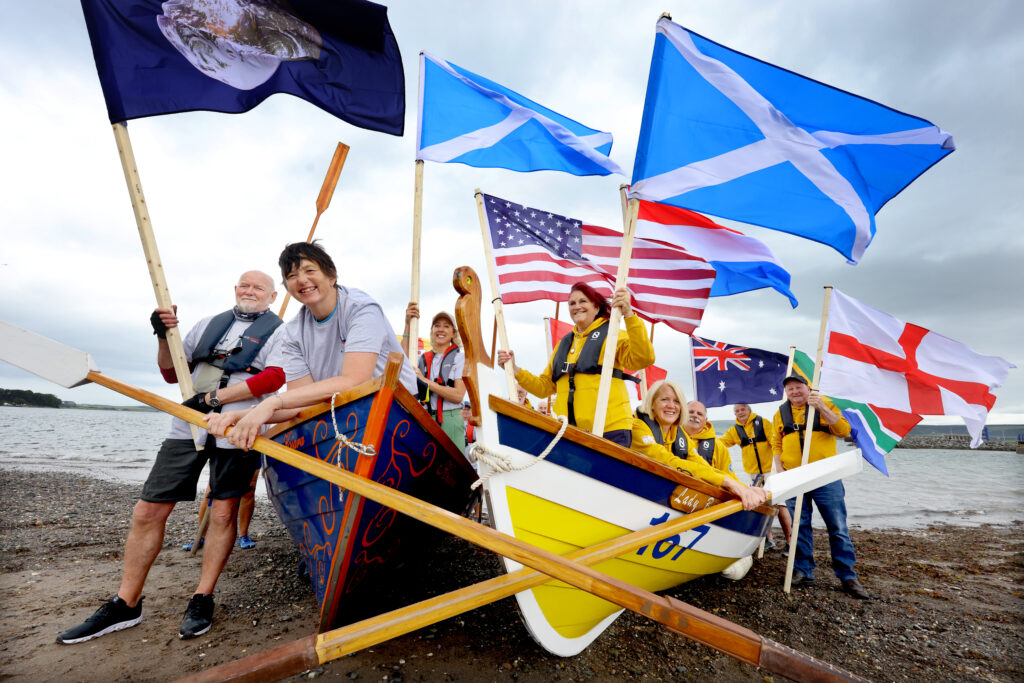 SkiffieWorlds International Rowing Championships launch, Stranraer